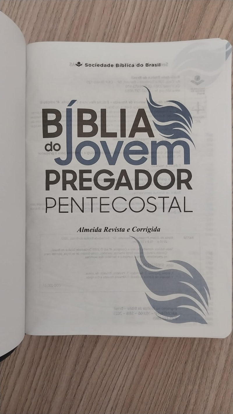 Bíblia do Jovem Pregador Pentecostal - Pr. Erivaldo de Jesus