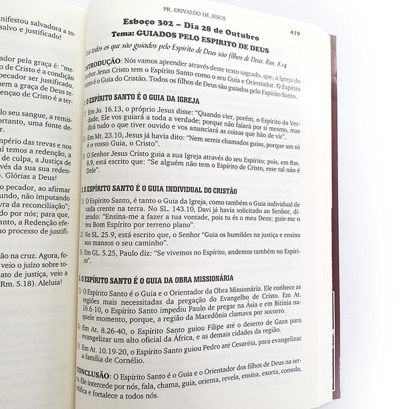 366 Esboços Bíblicos Vol.1 - Pr. Erivaldo de Jesus - Erivaldo de Jesus - Loja Oficial